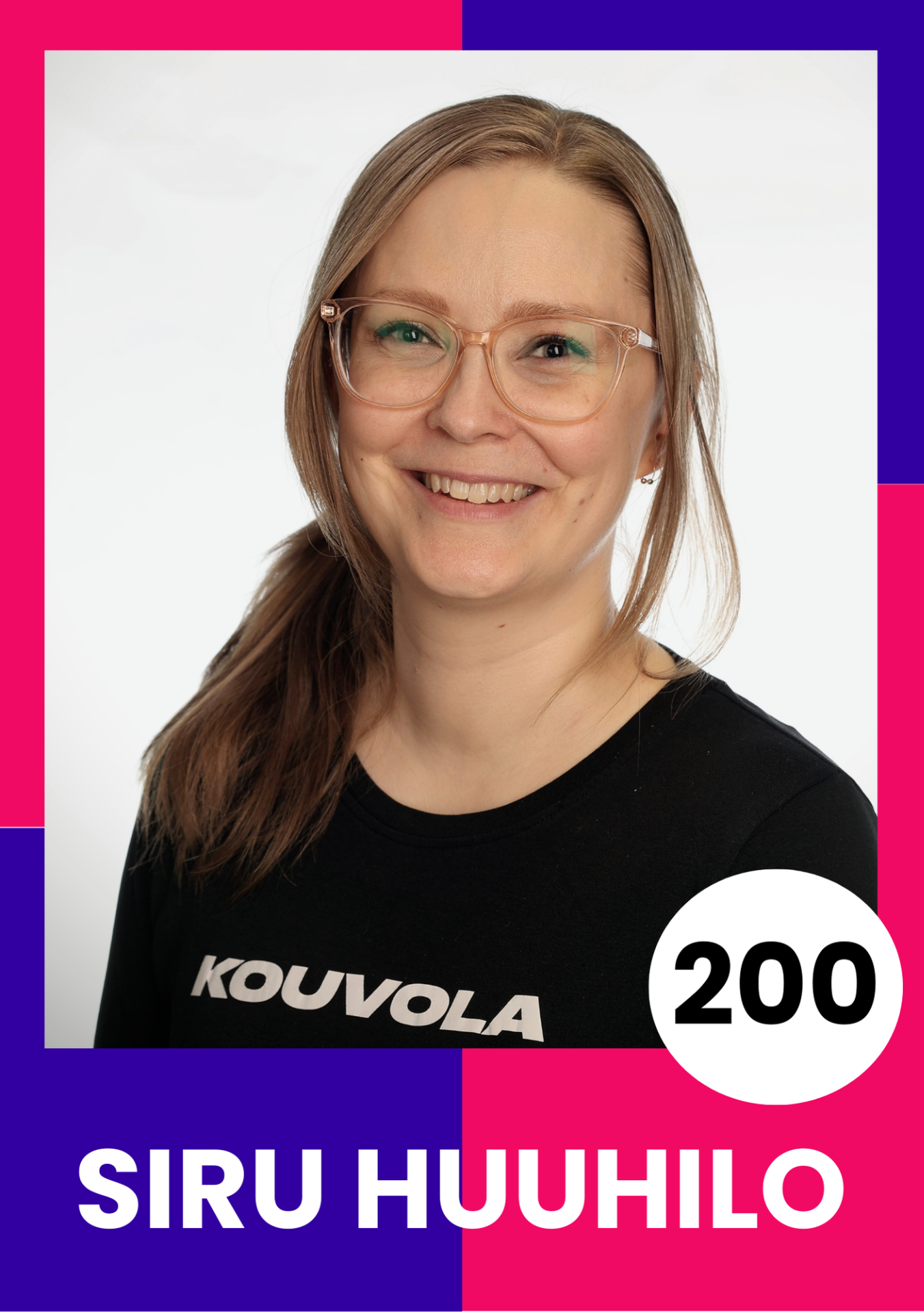 Vaalimainos: Siru Huuhilo, nro 200.